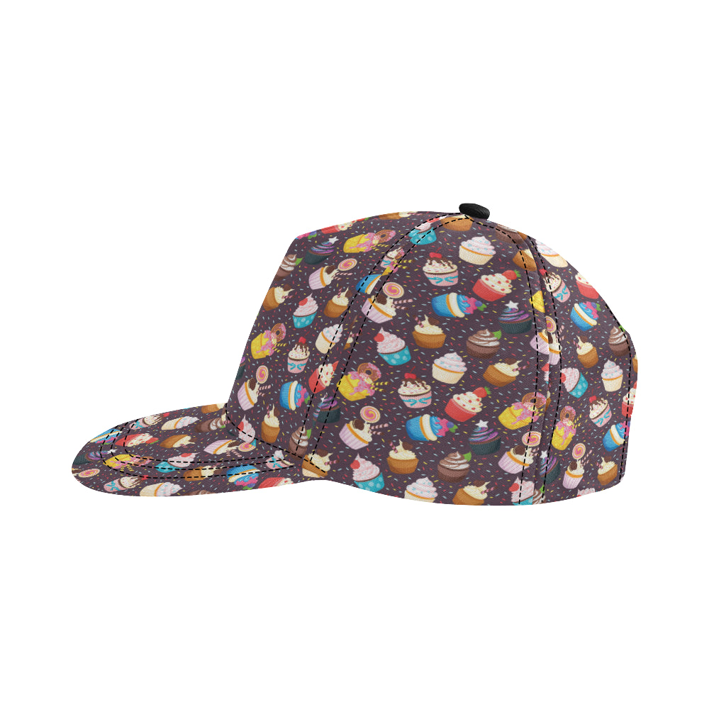 Cupcakes Party Print Pattern Snapback Cap
