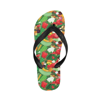 Salad Mix Vegetableprint Design LKS301 Flip Flops