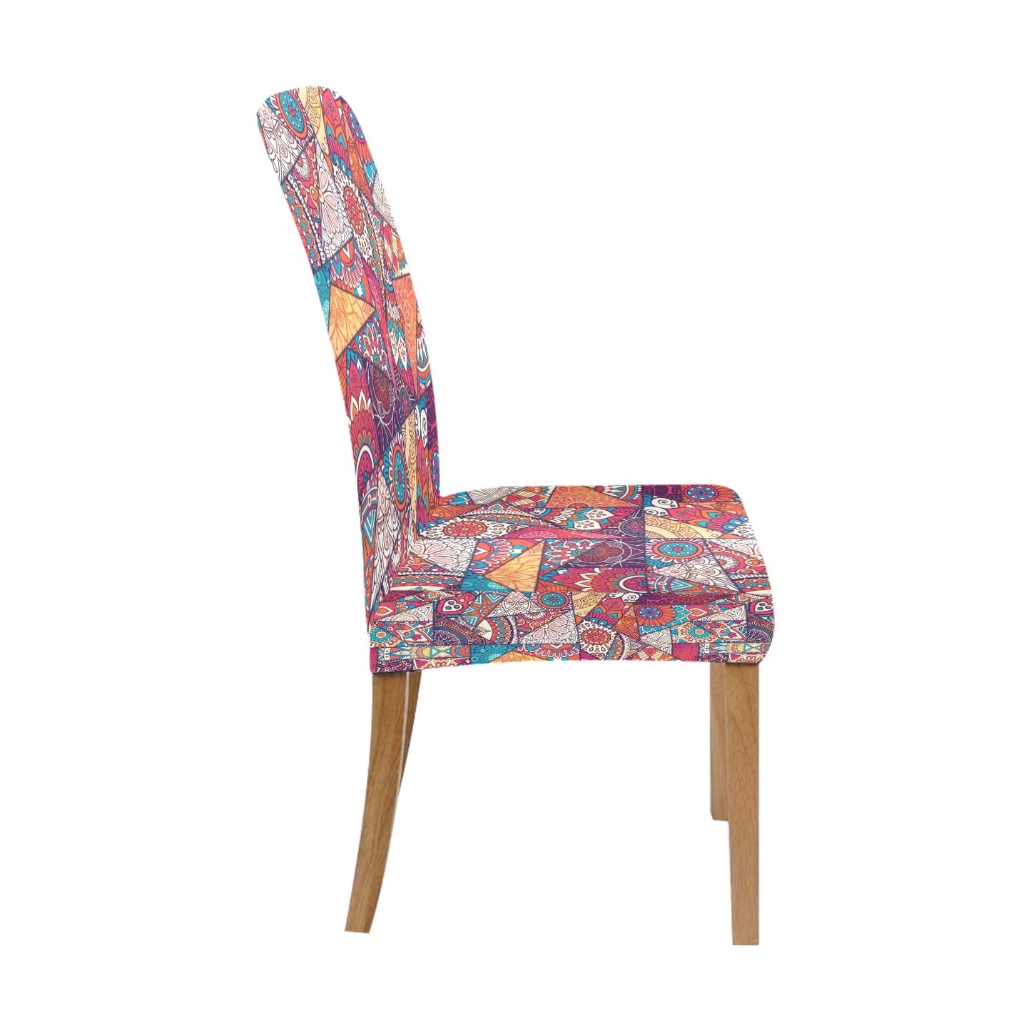 Patchwork Print Design LKS401 Dining Chair Slipcover
