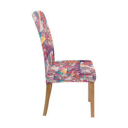 Patchwork Print Design LKS401 Dining Chair Slipcover