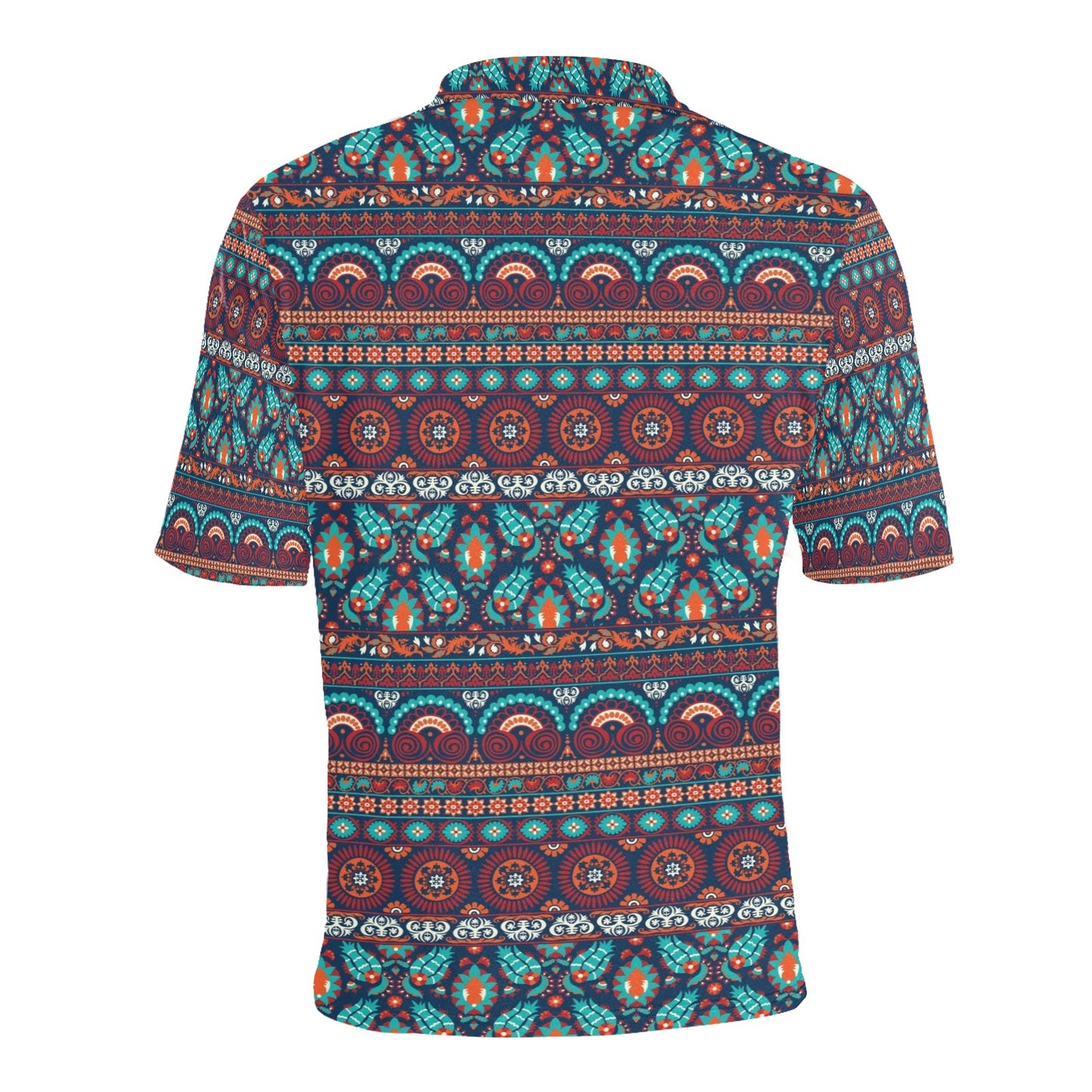 Suzani Print Design LKS302 Men Polo Shirt