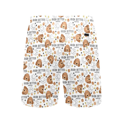 Setters Irish Print Design LKS301 Men's Swim Trunks Beach Shorts