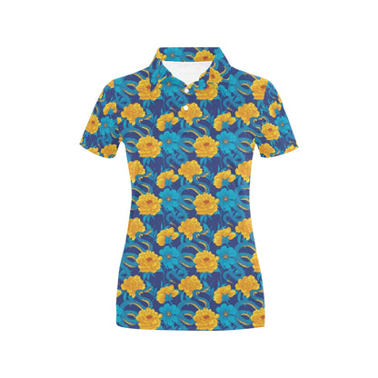 Boa Pattern Print Design 01 Women's Polo Shirt