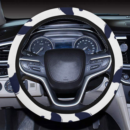 Horse Head Print Design LKS303 Steering Wheel Cover with Elastic Edge