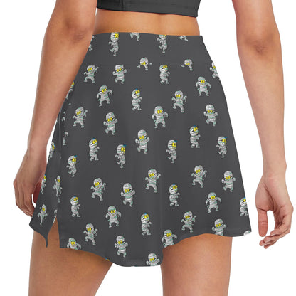 Mummy Print Design LKS305 17" Golf & Pickleball Skort with Pockets