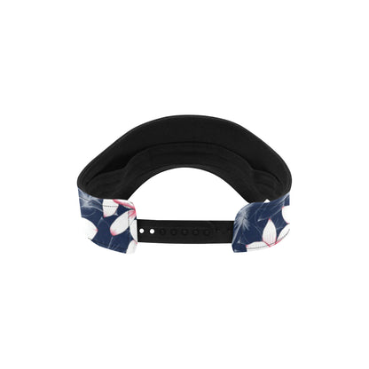 Plumeria Pattern Print Design PM017 Unisex Sun Visor