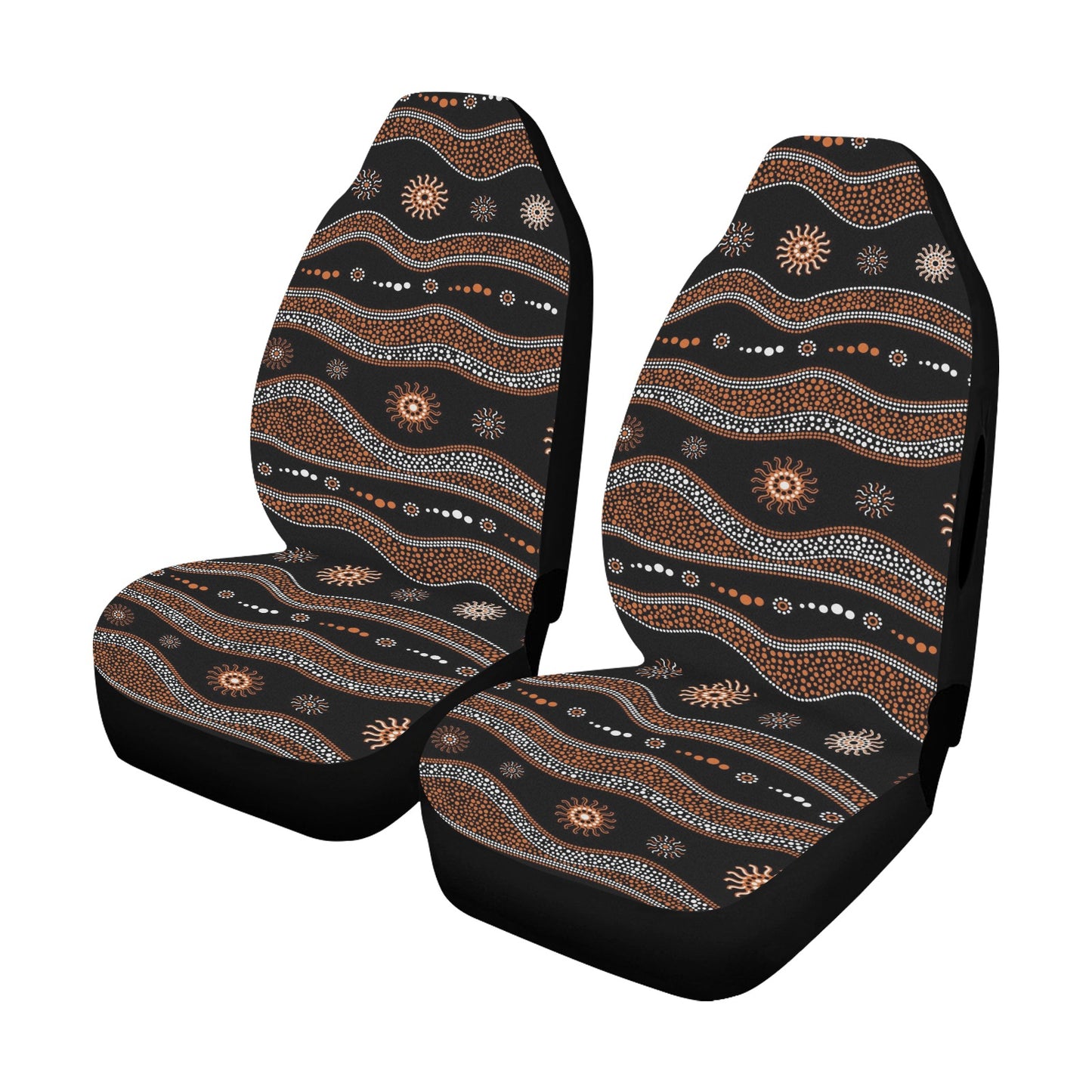 Aboriginal Print Design LKS404 Car Seat Covers