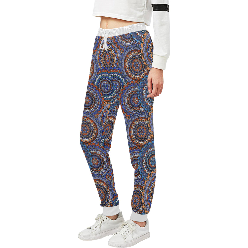 Mandala Boho Chic Design Print Unisex Sweatpants