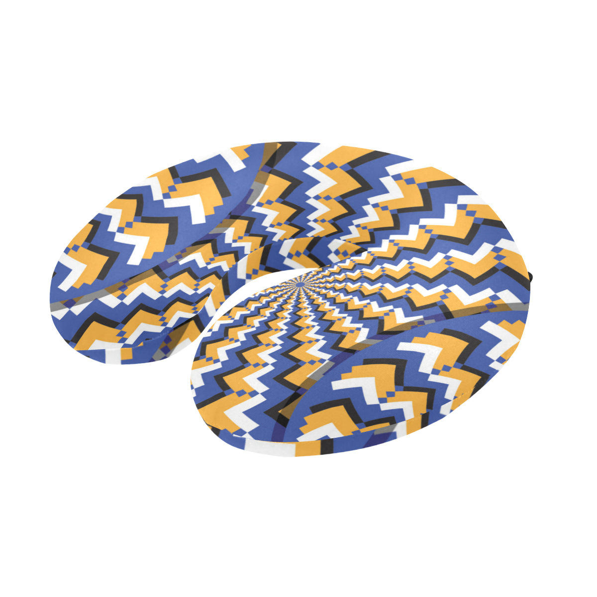 Optical illusion Pattern Print Design A01 U-Shaped Travel Neck Pillow