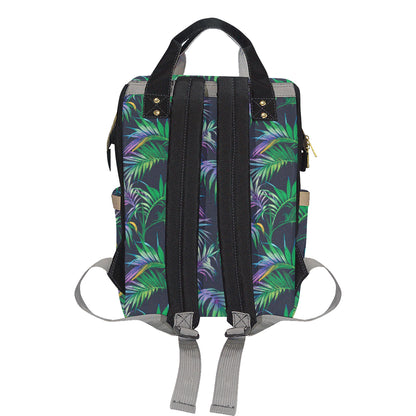Palm Leaves Pattern Print Design PL04 Diaper Bag Backpack