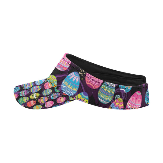 Easter Eggs Pattern Print Design RB08 Unisex Sun Visor