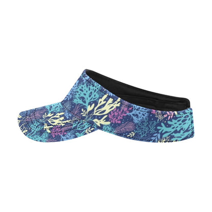 Seaweed Print Design LKS301 Unisex Sun Visor