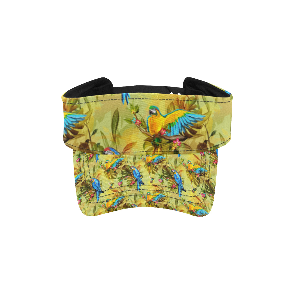 Parrot Pattern Print Design A02 Unisex Sun Visor