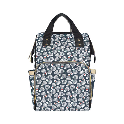 Badminton Ball Pattern Print Design 01 Diaper Bag Backpack