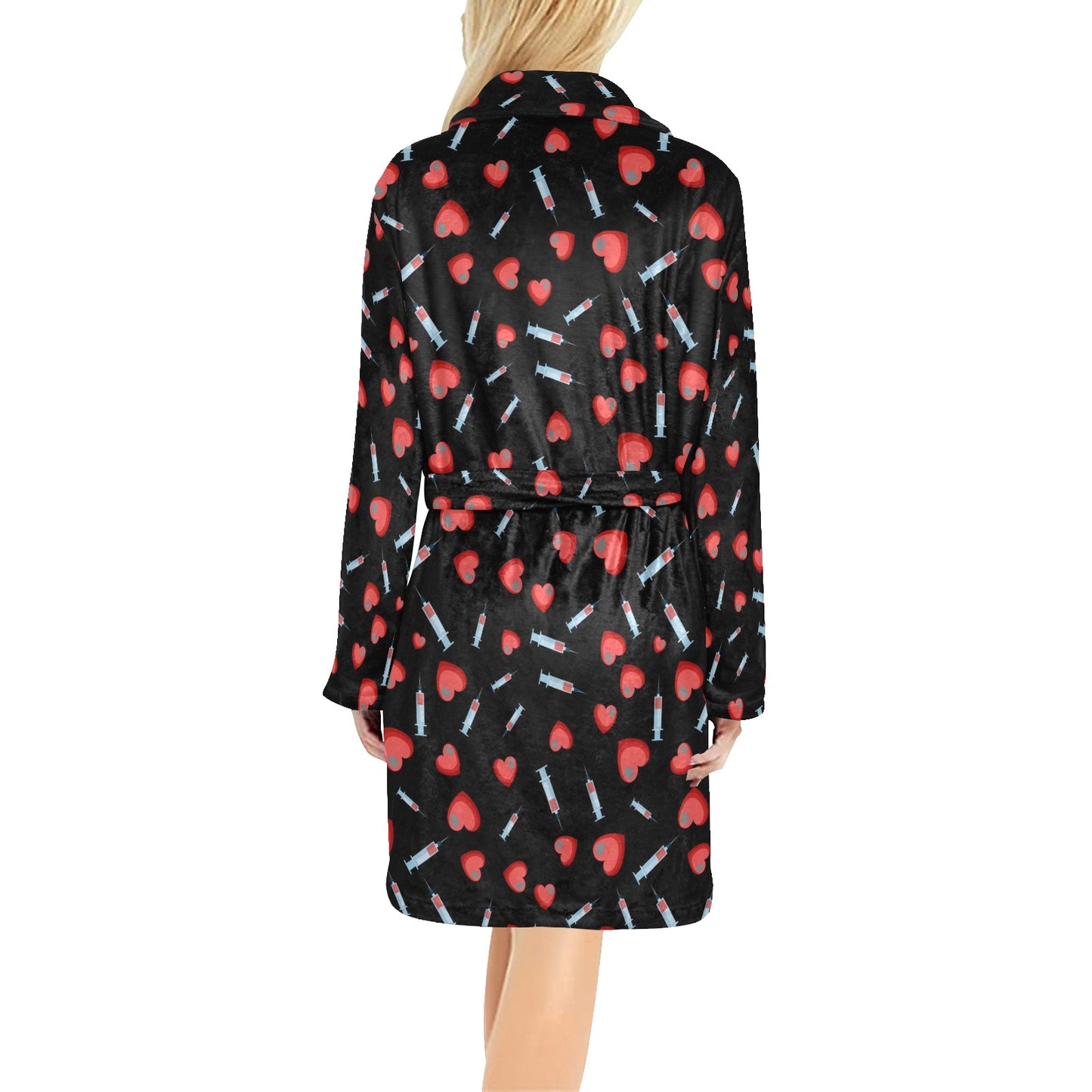 Phlebotomist Medical Concept Women's Fleece Robe