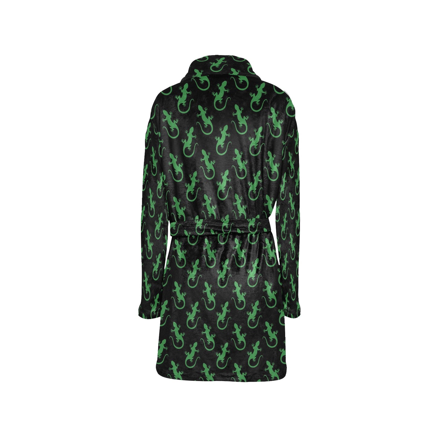 lizard Print Design LKS401 Women's Fleece Robe