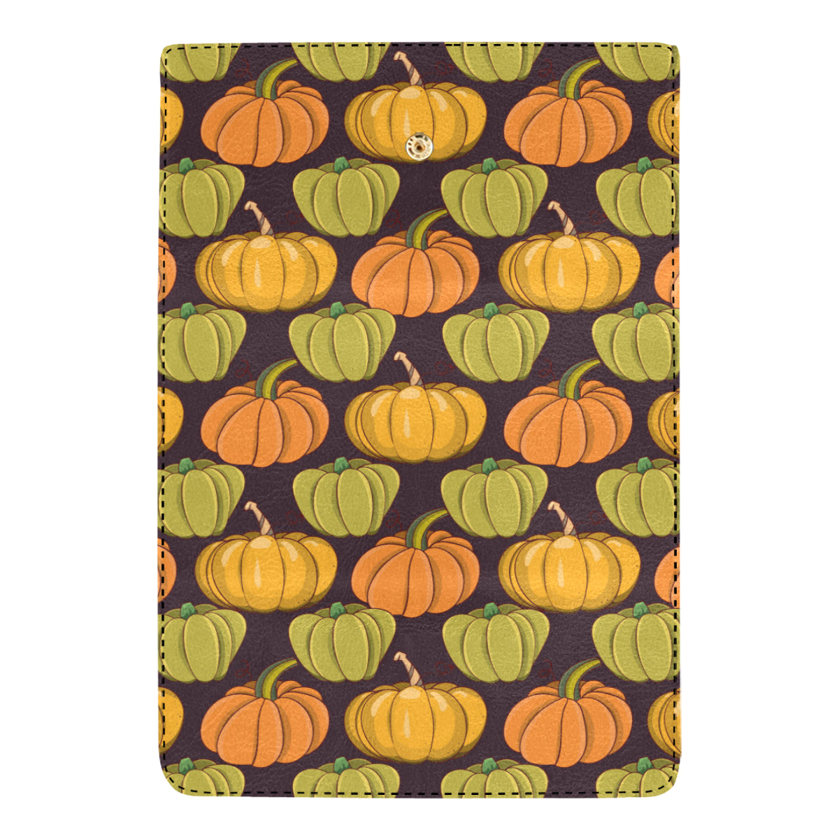 Pumpkin Pattern Print Design A01 Women's Trifold Wallet