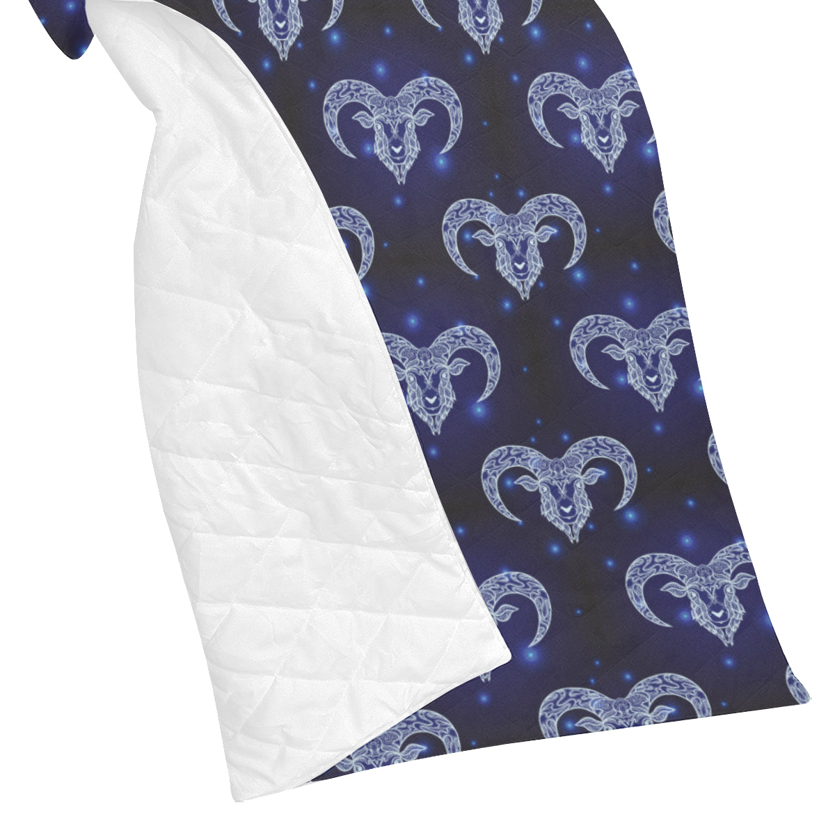 Aries Zodiac Pattern Print Design 01 Premium Quilt