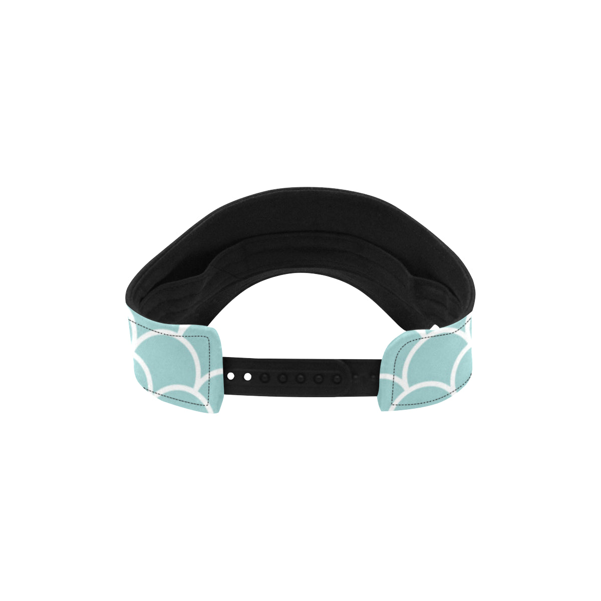 Scales Teal Pattern Print Design 02 Unisex Sun Visor