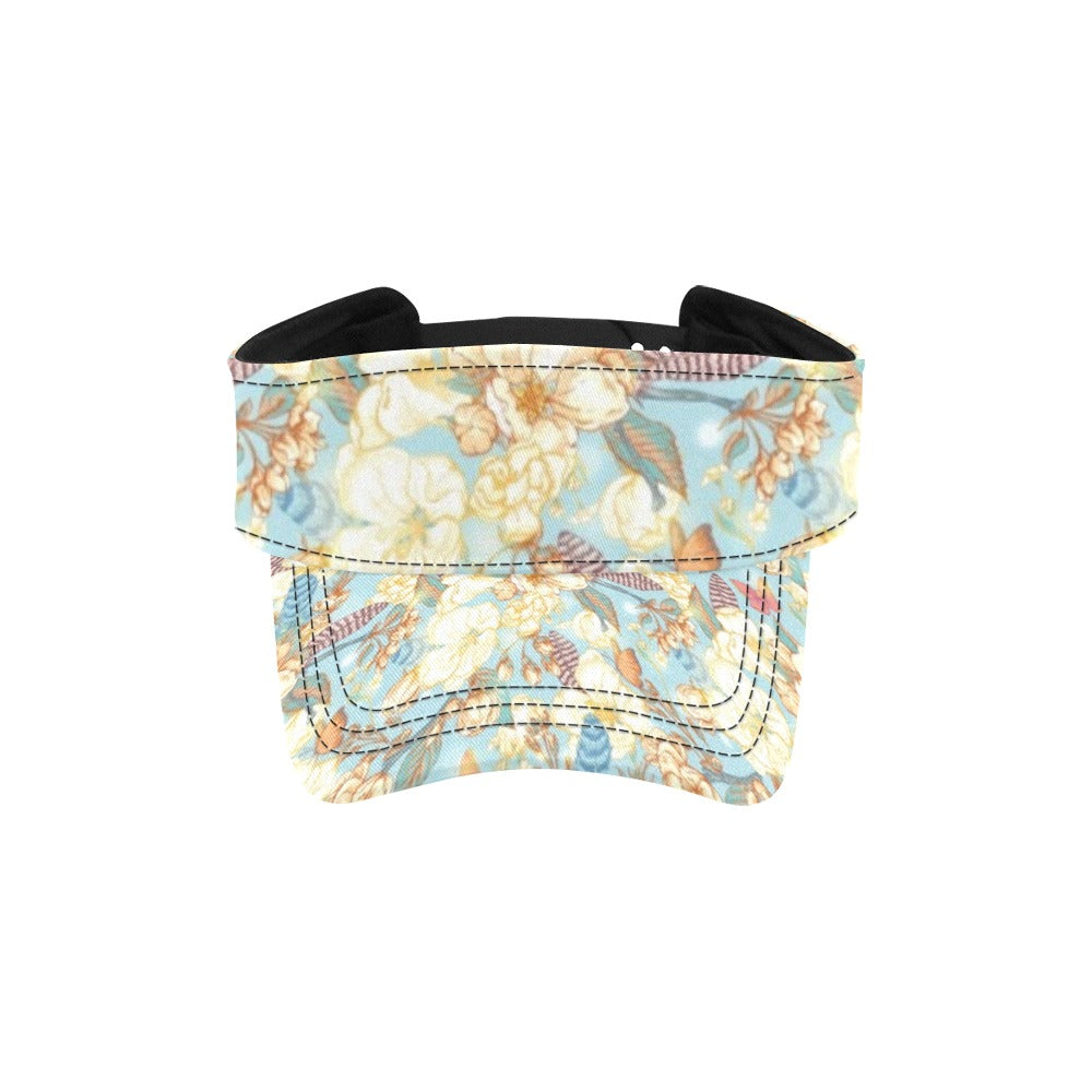 Summer Floral Print Design LKS302 Unisex Sun Visor