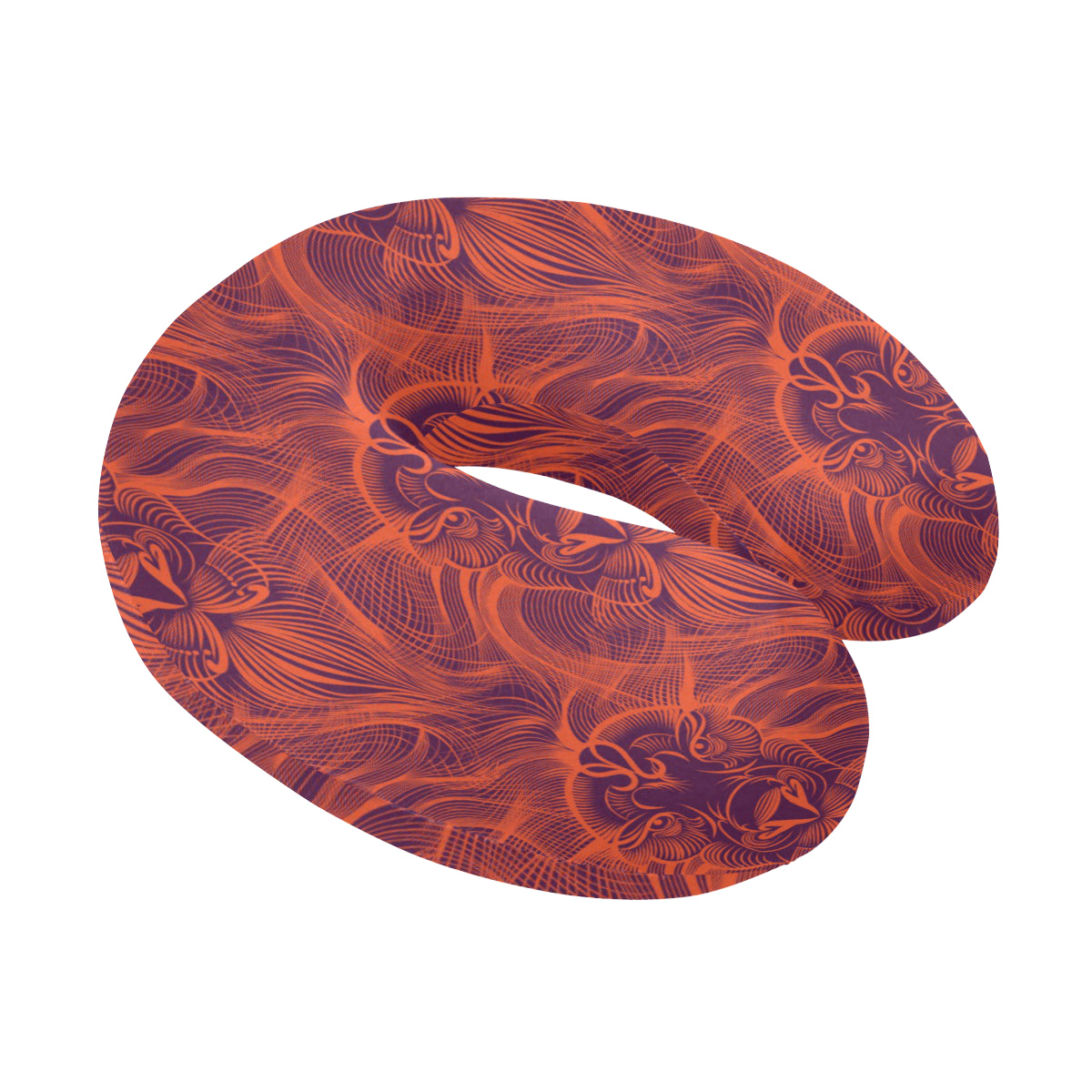 Leo Pattern Print Design 01 U-Shaped Travel Neck Pillow