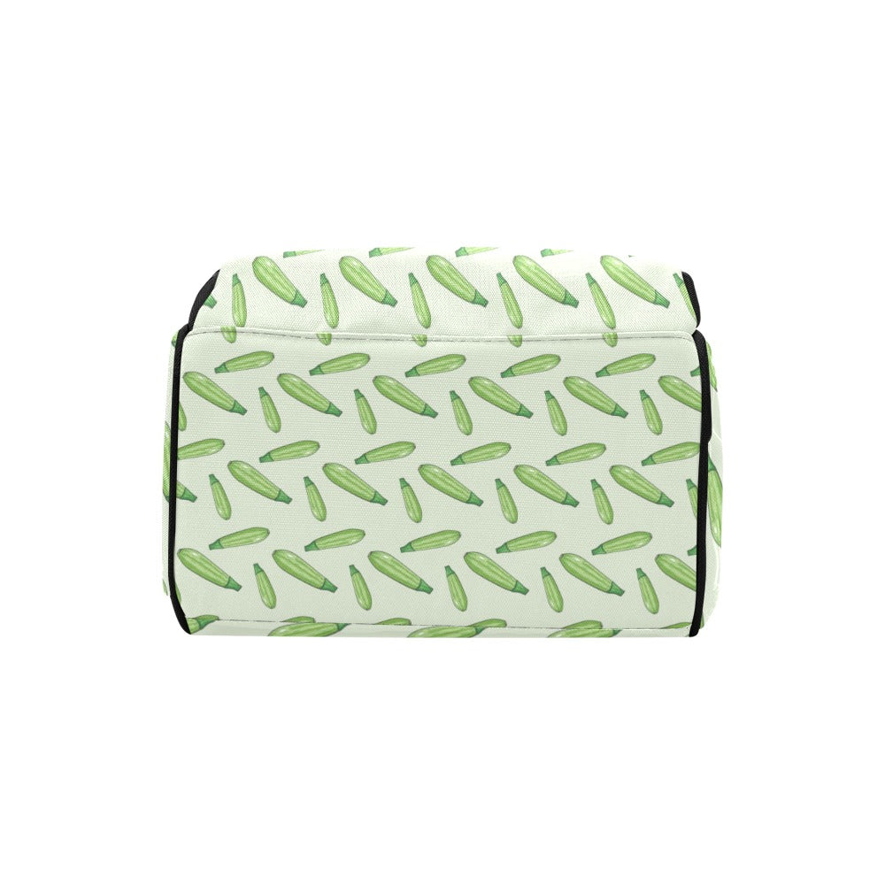 Zucchini Print Design LKS302 Diaper Bag Backpack