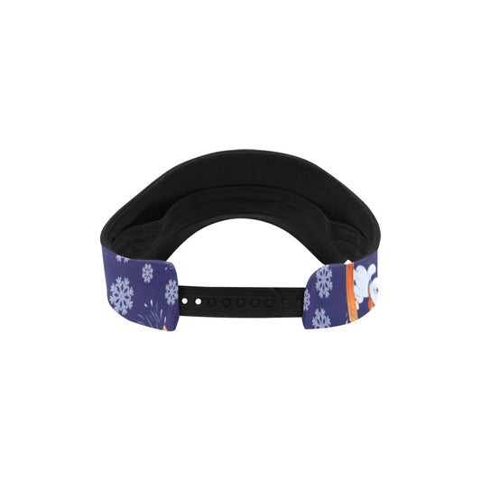 Snowboard Bear Print Design LKS305 Unisex Sun Visor