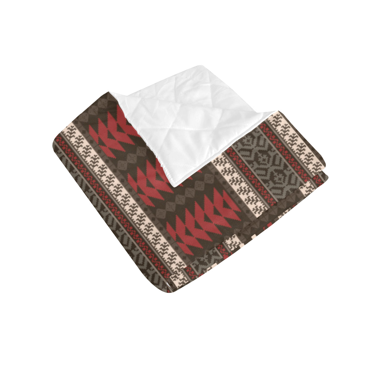 Native Pattern Print Design A03 Premium Quilt