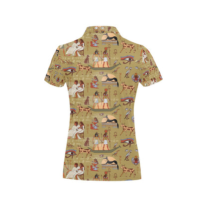 Ancient Greek Classic Pattern Design LKS305 Women's Polo Shirt