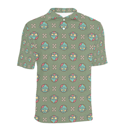 Zombie Print Design LKS301 Men Polo Shirt