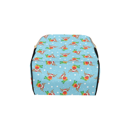 Reindeer cute Pattern Print Design 02 Diaper Bag Backpack