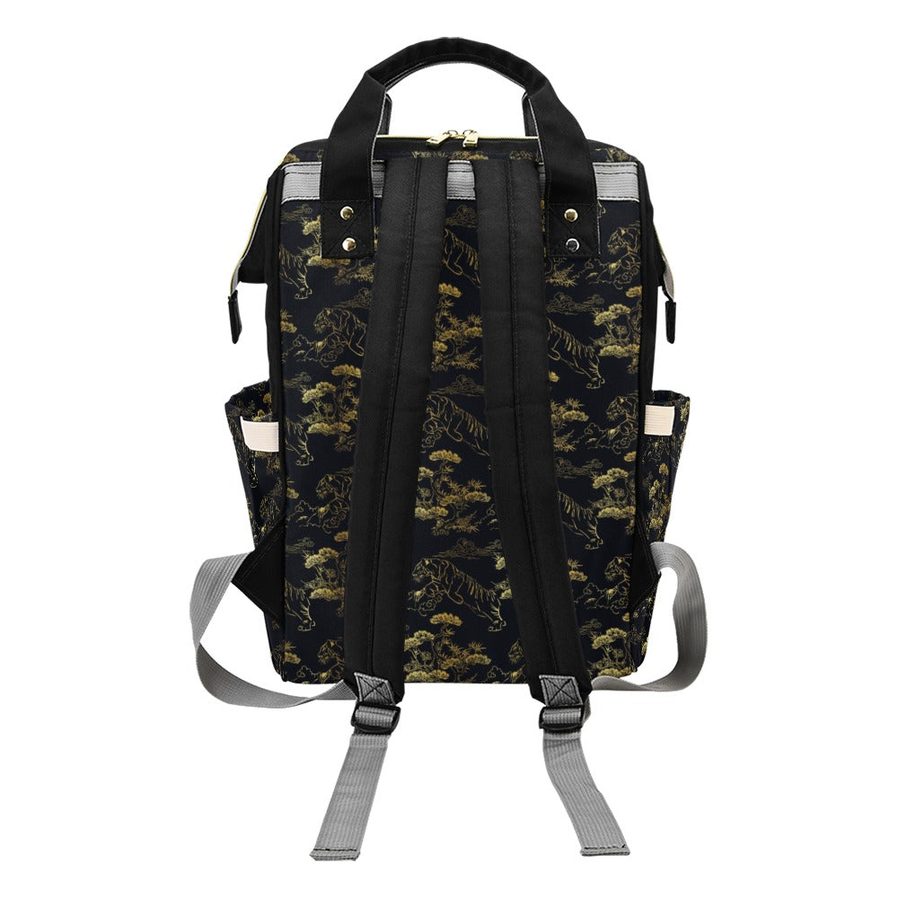 Tiger Japan Style Print Design LKS305 Diaper Bag Backpack