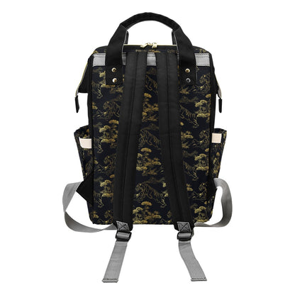 Tiger Japan Style Print Design LKS305 Diaper Bag Backpack