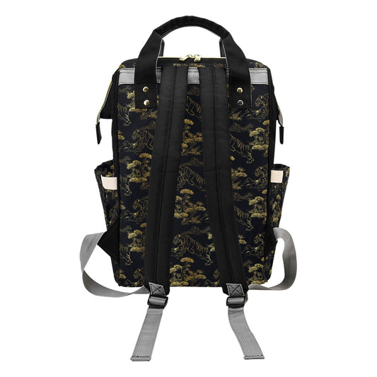 Tiger Japan Style Print Design LKS305 Diaper Bag Backpack