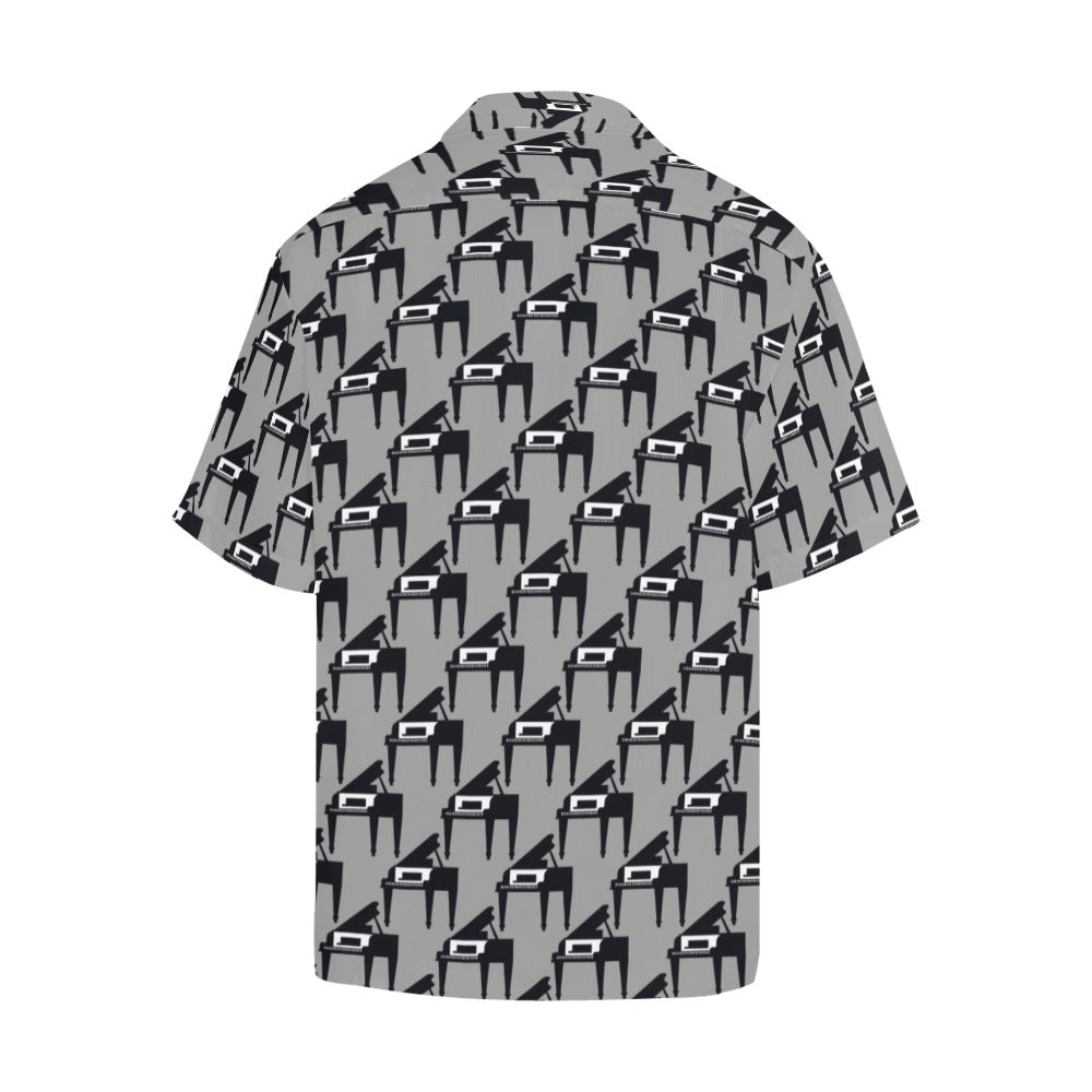 Piano Print Design LKS404 Men's Men's Hawaiian Shirt