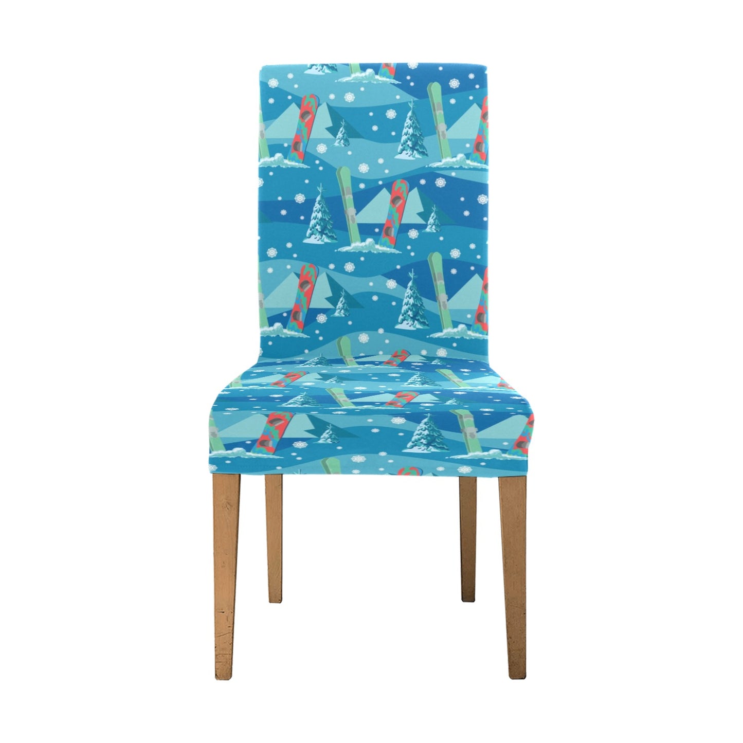 Snowboard Print Design LKS301 Dining Chair Slipcover