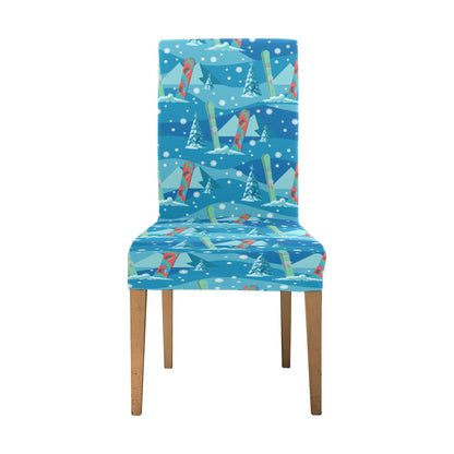 Snowboard Print Design LKS301 Dining Chair Slipcover