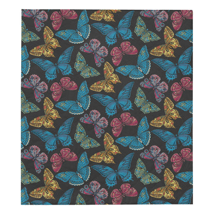 Butterfly Mandala Style Premium Quilt