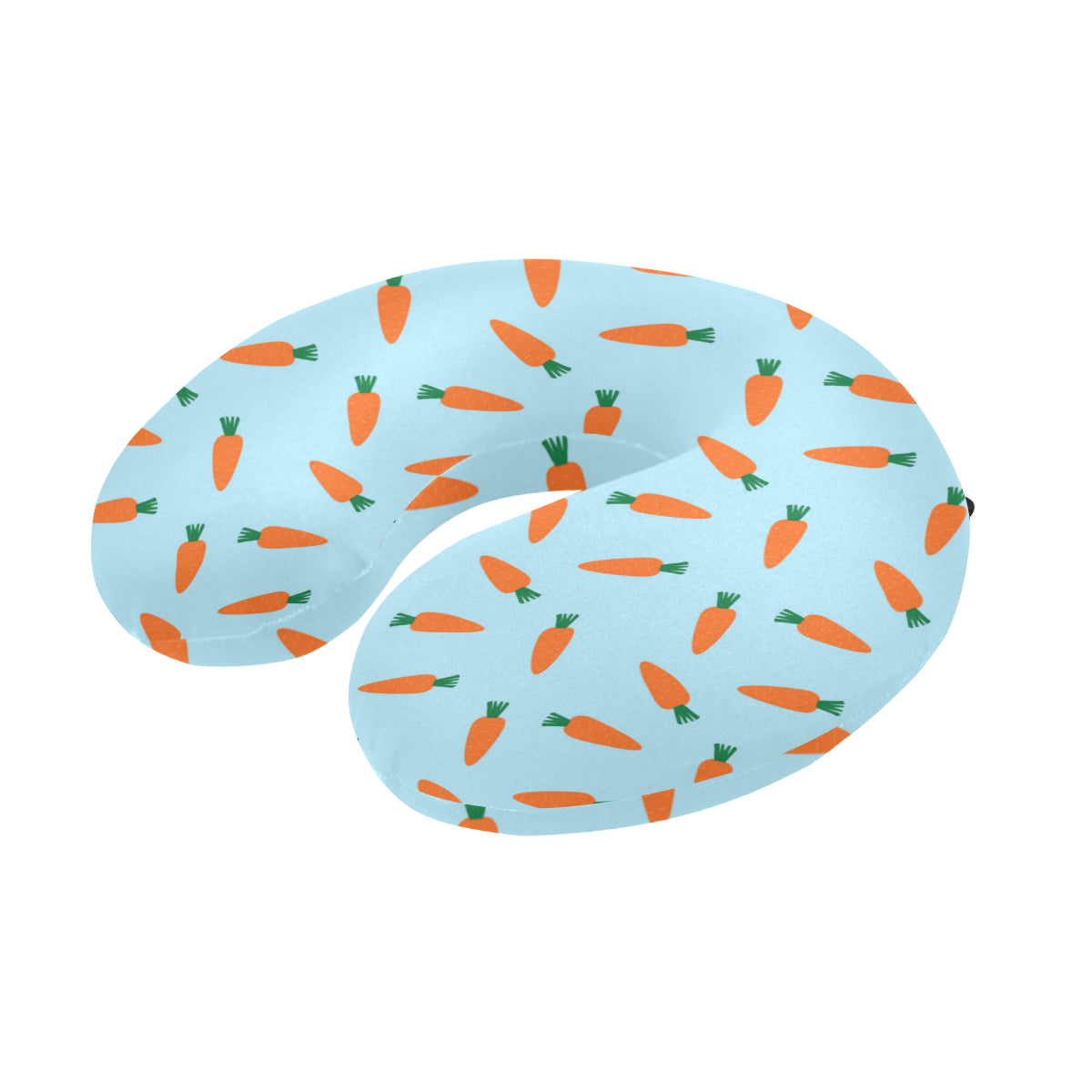 Carrot Pattern Print Design 03 U-Shaped Travel Neck Pillow