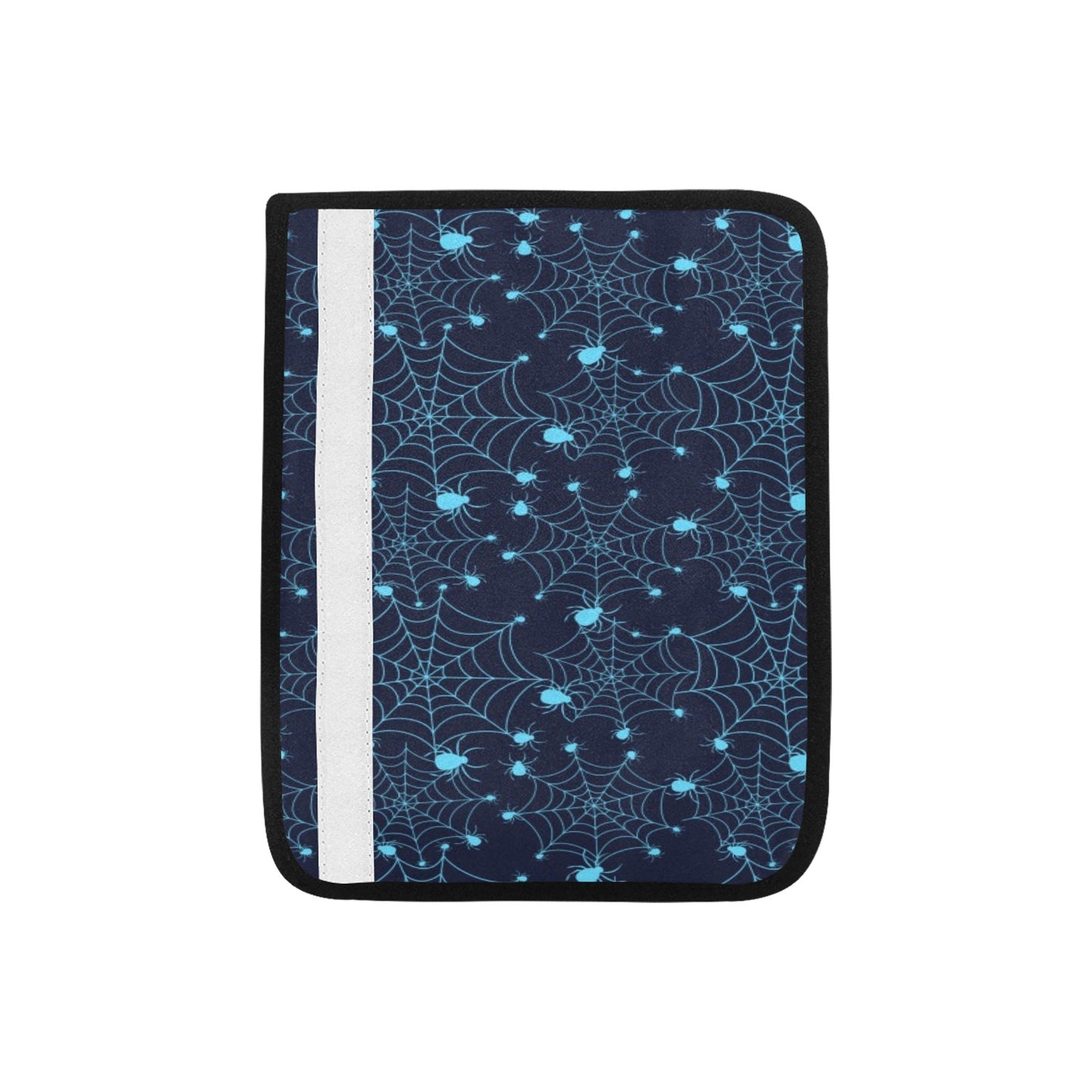 Spider Web Blue Print Design LKS304 Car Seat Belt Cover