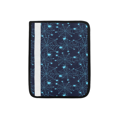 Spider Web Blue Print Design LKS304 Car Seat Belt Cover