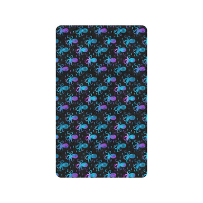 Octopus Blue Design Print Themed Rubber Doormat