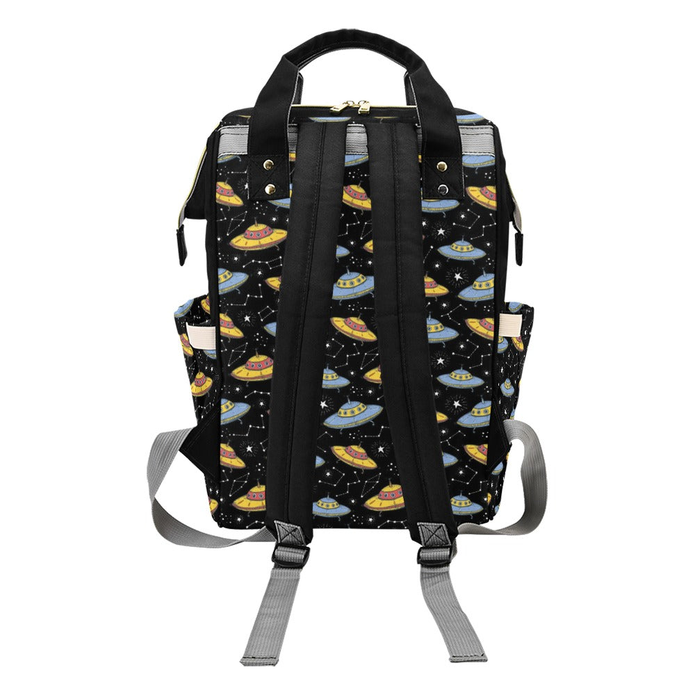 UFO Print Design LKS307 Diaper Bag Backpack