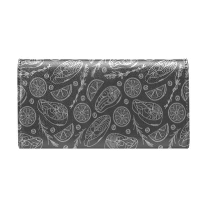 Steak Print Design LKS301 Women's Trifold Wallet