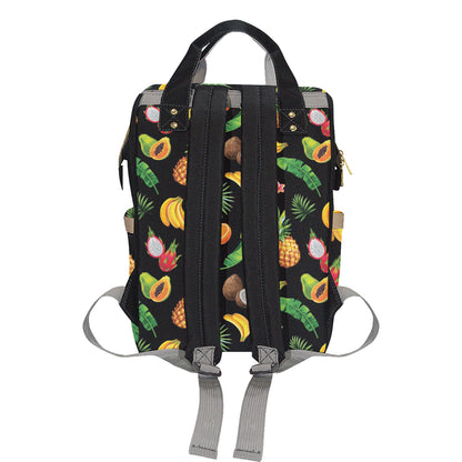 Tropical Fruits Pattern Print Design TF03 Diaper Bag Backpack