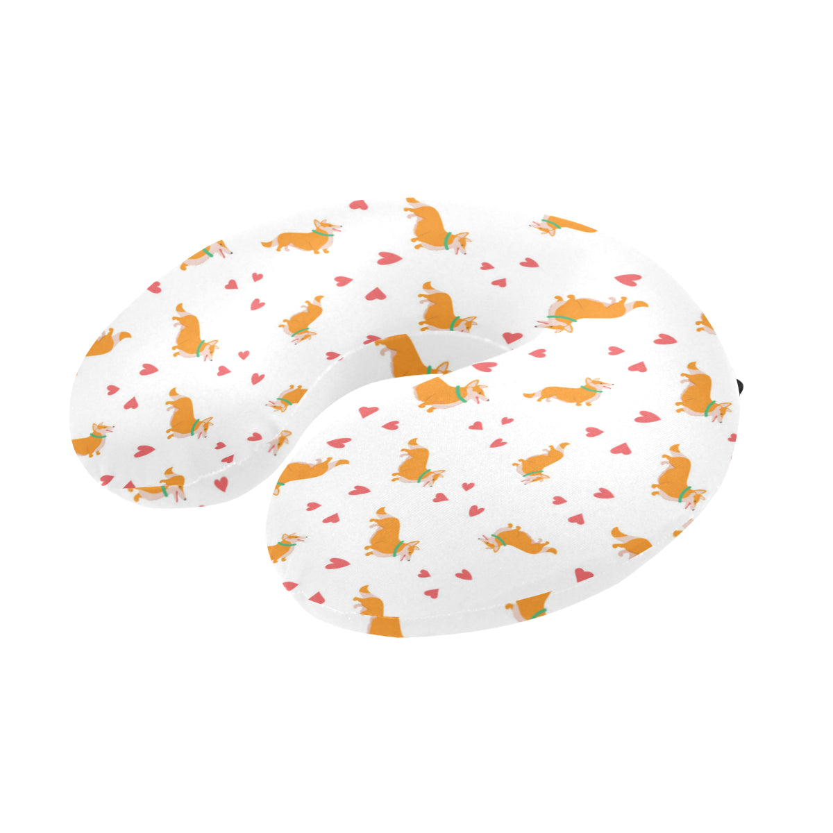 Cardigan Welsh Corgis Pattern Print Design 04 U-Shaped Travel Neck Pillow