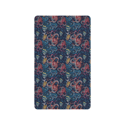 Octopus Deep Sea Print Themed Rubber Doormat