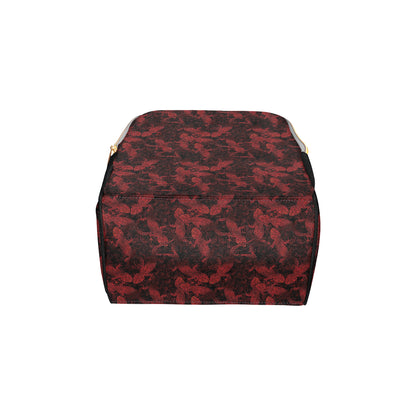 Gecko Pattern Print Design 04 Diaper Bag Backpack