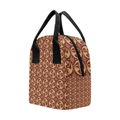 Yin Yang Style Pattern Design Print Insulated Lunch Bag