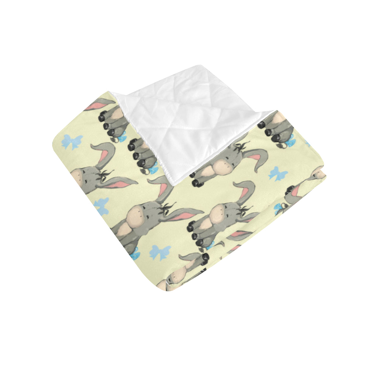 Donkey Baby Pattern Print Design 02 Premium Quilt